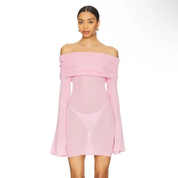 knee length dresses for ladies Leslie Amon After Sun Galli Embellished Satin Mini Dress